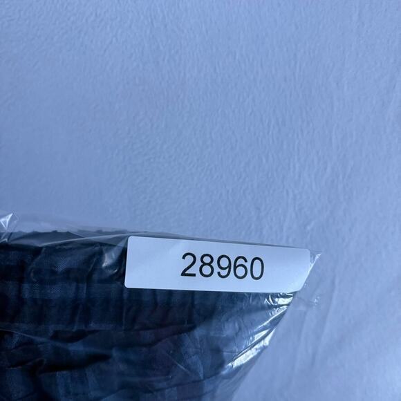 Vince Shorts Men's 32 Blue Linen Blend Lightweight Striped Elastic Waist 9 Inch - Picture 9 of 9